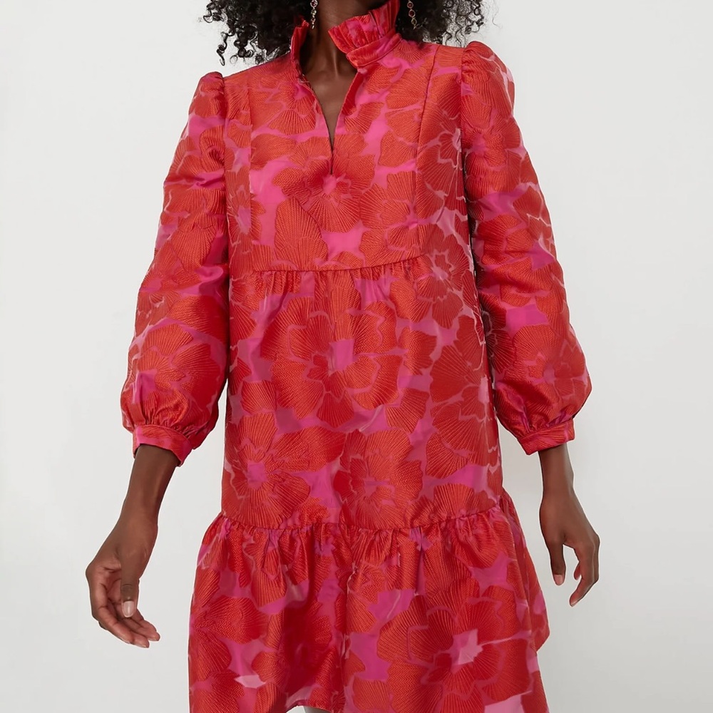 Tuckernuck Red Fil Coupe Palmerston Dress